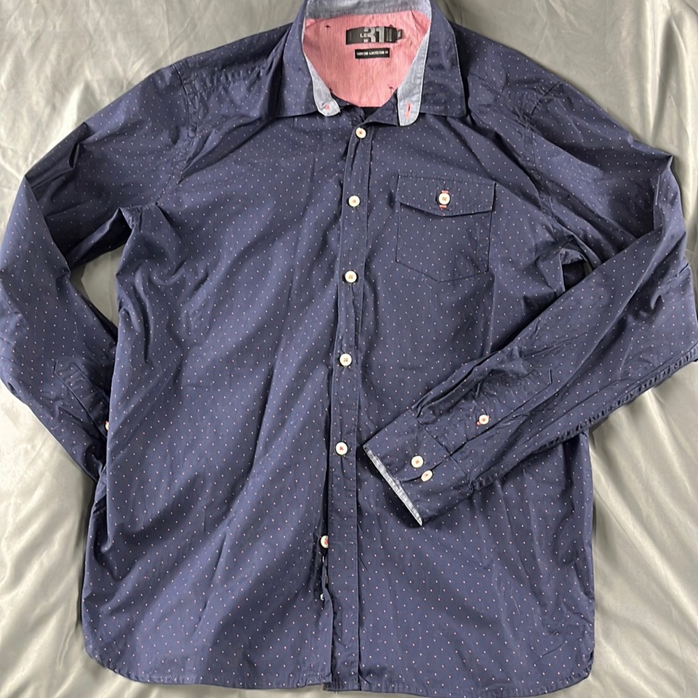 Simons Le 31 Casual Button Down Shirt | Large